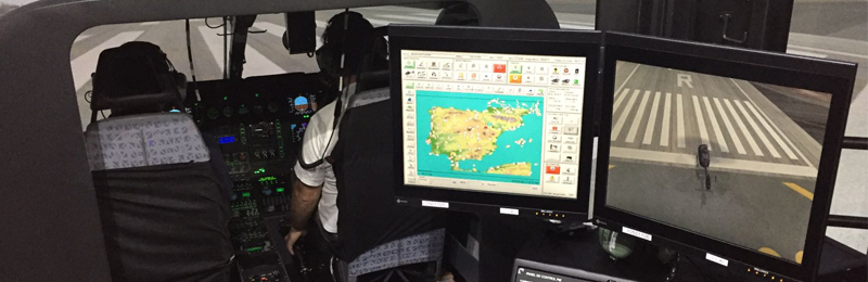 The EC135 helicopter simulator developed by Indra for Spain´s army obtains the maximum certification for it´s realism and training quality
