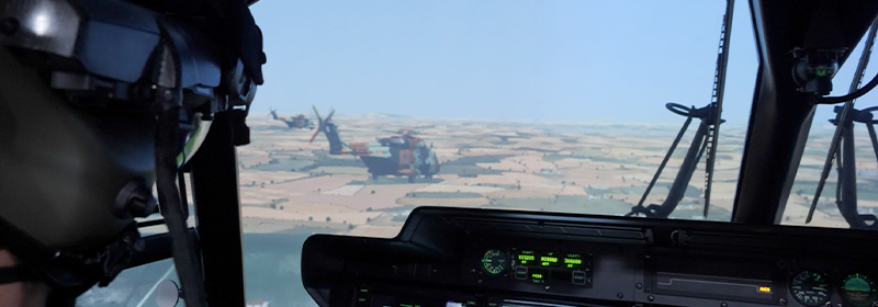 Indra develops the third NH90 helicopter simulator for the Spanish Armed Forces