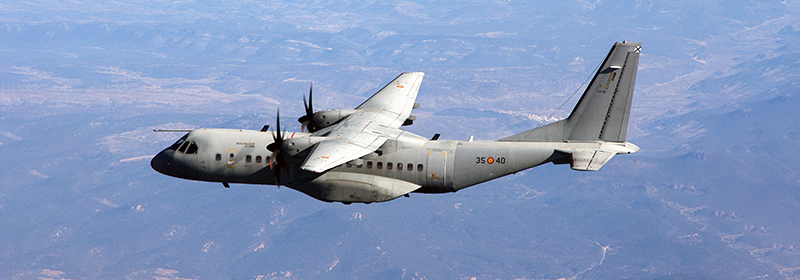 Indra refuerza la protección de los aviones de transporte militar C295 del Ejército del Aire y del Espacio