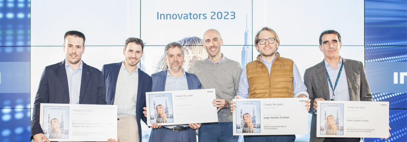 Artificial Intelligence, mobile access to transport and the combat cloud: Indra rewards the ideas of its professionals through Innovators, its intra-entrepreneurship initiative
