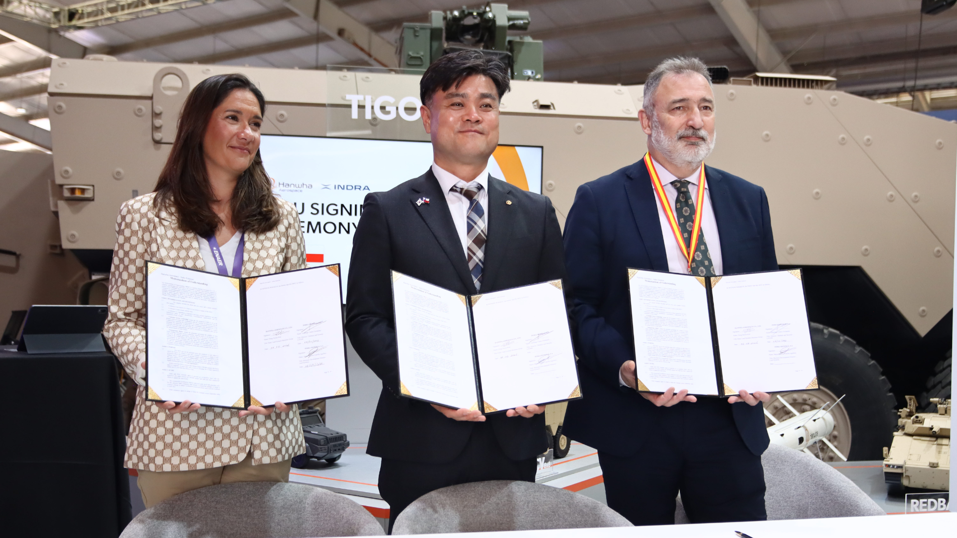 Hanwha Aerospace signs MoU with Indra Group for Latin American defence cooperation
